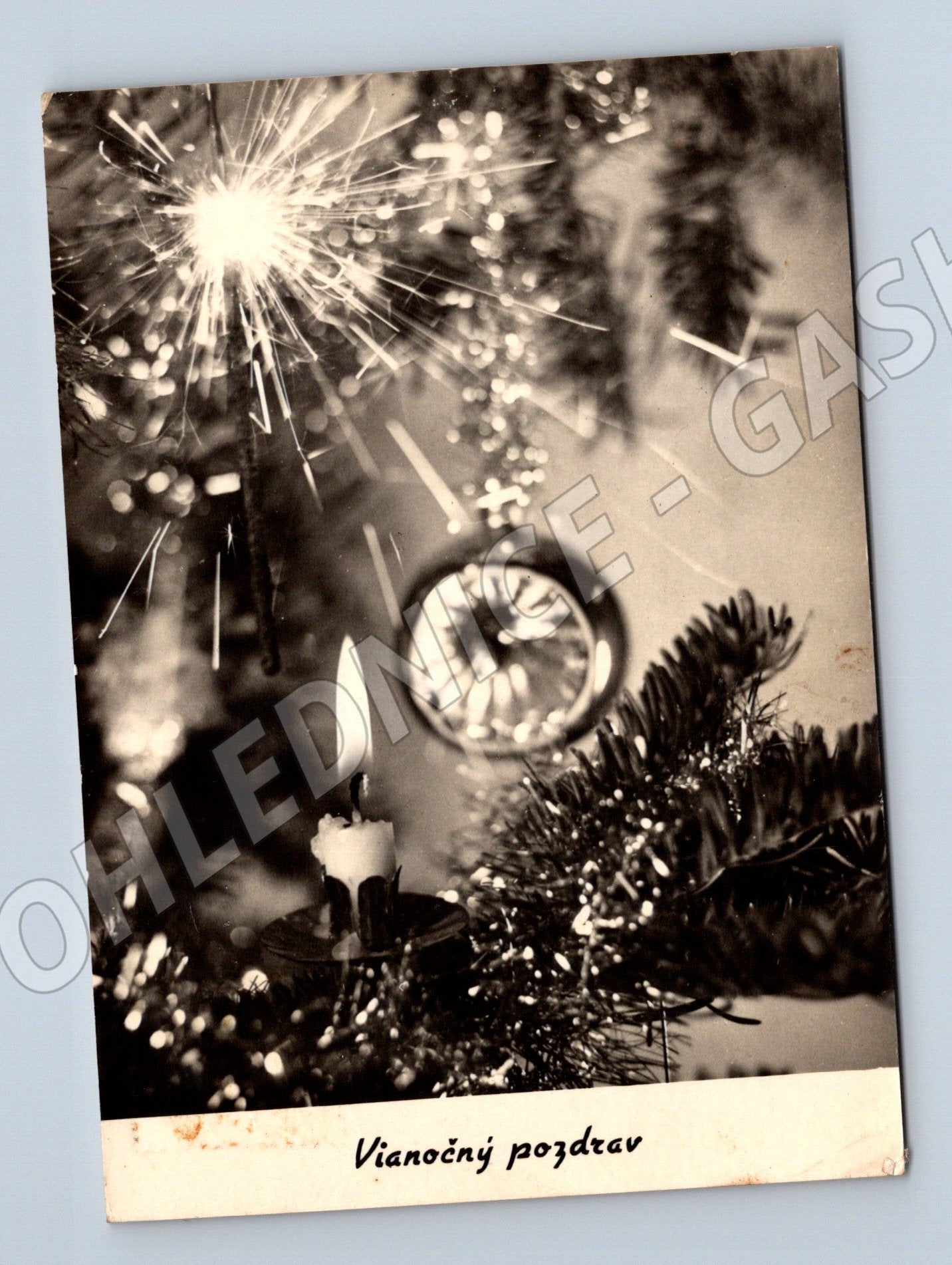 Vánoční pozdrav 1962 Československo (M8583)