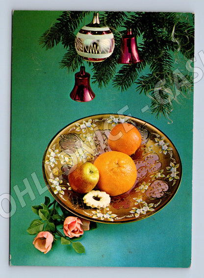 Vánoční ČSSR 1976 malý formát retro (M8587)