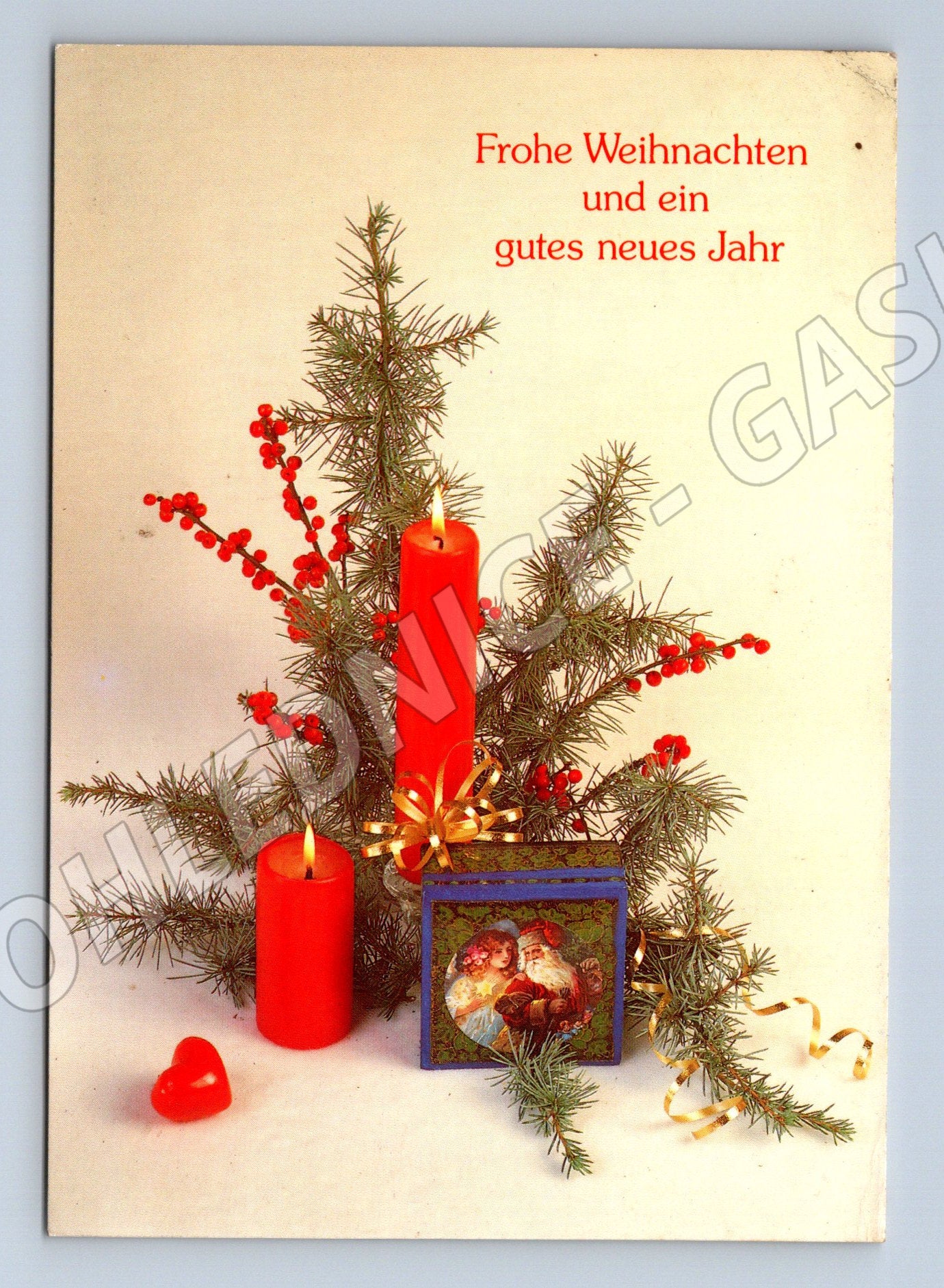 Vánoční Německo do ČSSR svíčky 70 Pf (M8590)