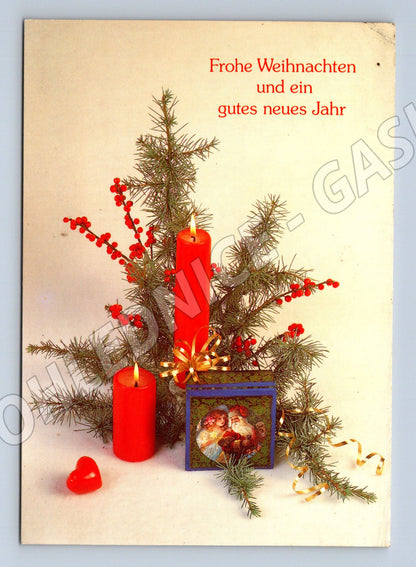 Vánoční Německo do ČSSR svíčky 70 Pf (M8590)