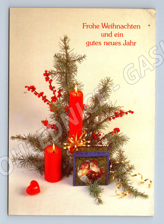 Vánoční Německo do ČSSR svíčky 70 Pf (M8590)