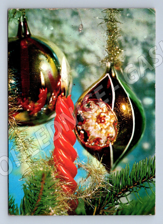 Vánoční ČSSR 1968 ozdoby známka Karel Marx (M8592)