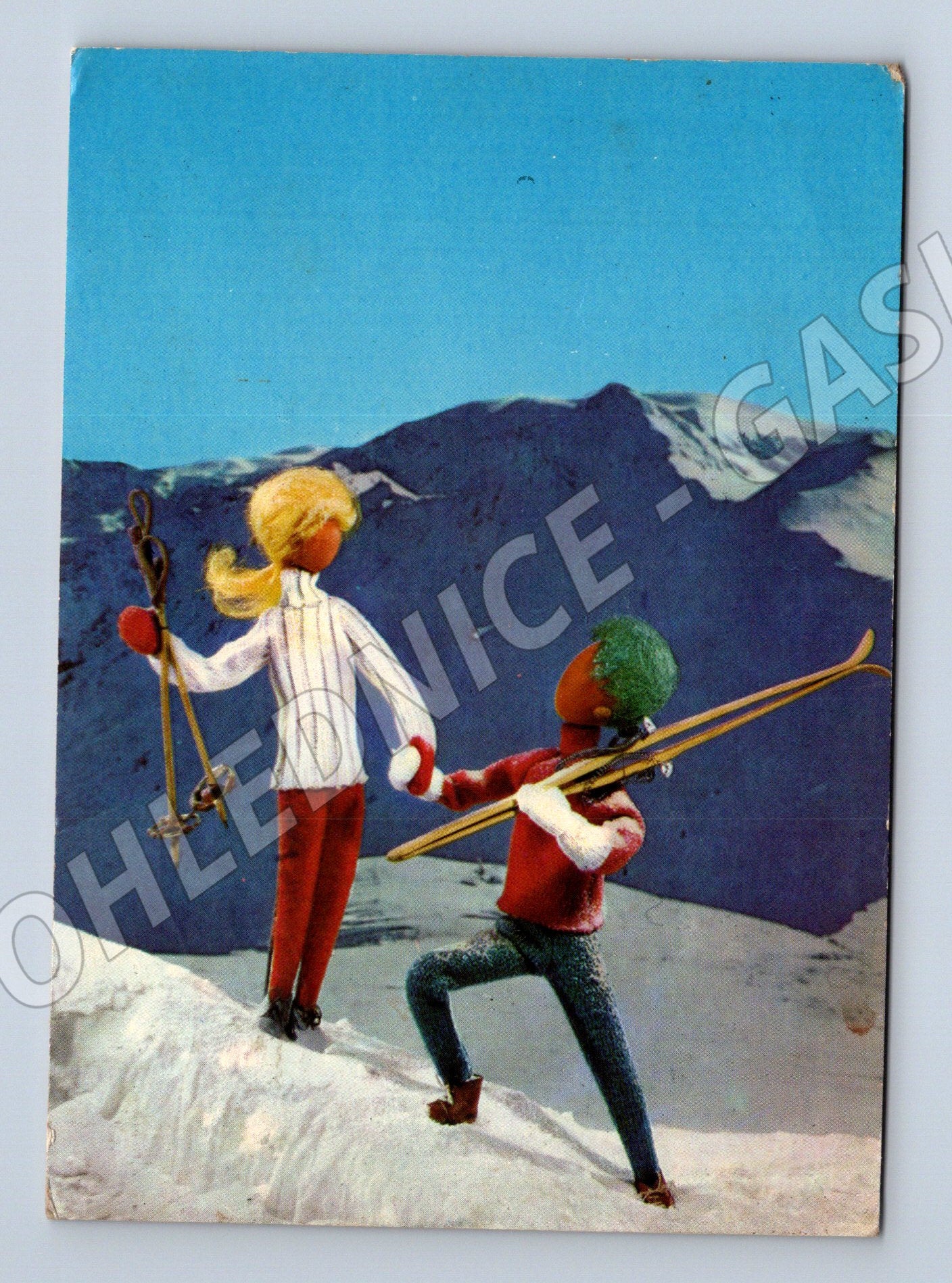 Zimní sporty lyžování československá pohled (M8593)