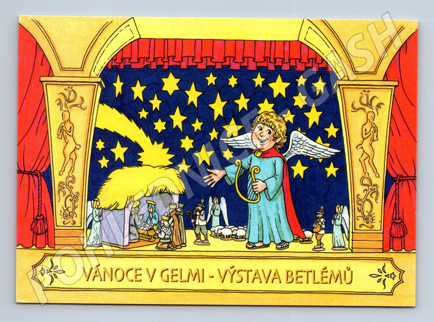 Výstava betlémů Gelmi Praha 1999 vánoce (M8595)