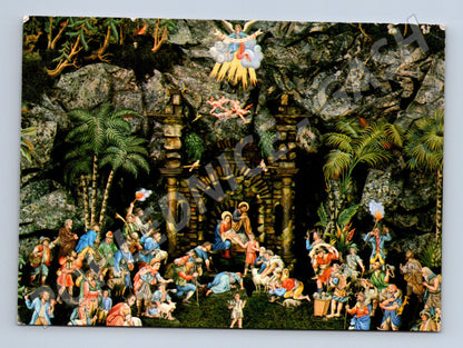 Třebíčský betlém 1972 vánoční pohled (M8601)