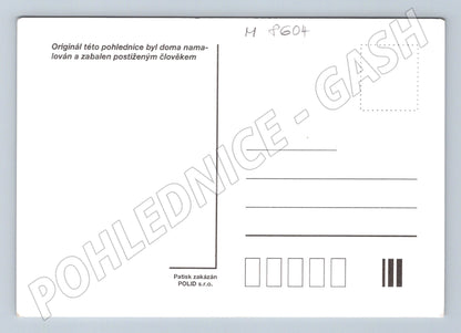 Veselé vánoce originální ruční malba (M8604)