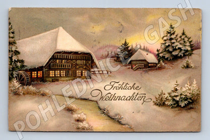 Pohlednice Vánoce 1931 malý formát přání (M8617)