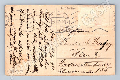 Pohlednice Vánoce 1931 malý formát přání (M8617)