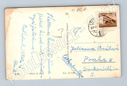 Pohlednice Velikonoce Maďarsko veverky vajíčka (M8618)