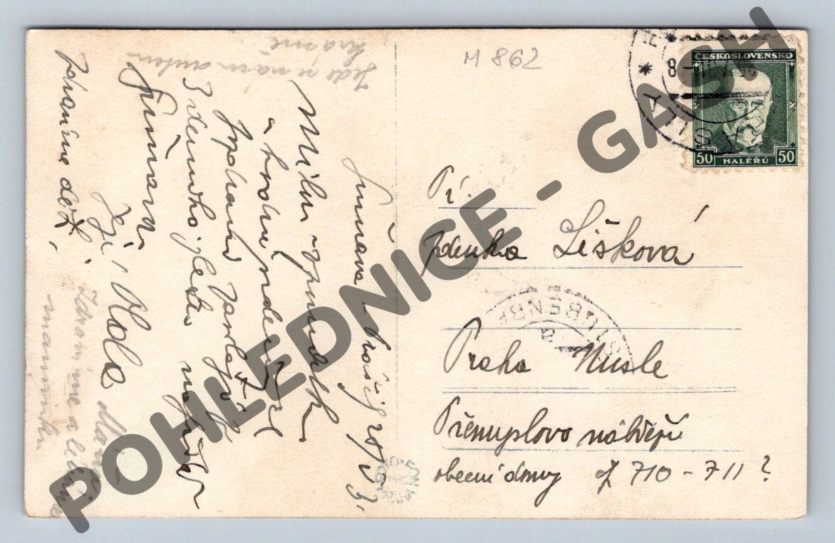 Pohlednice Šumava Javor Železná Ruda KČST do 1950 (M862)