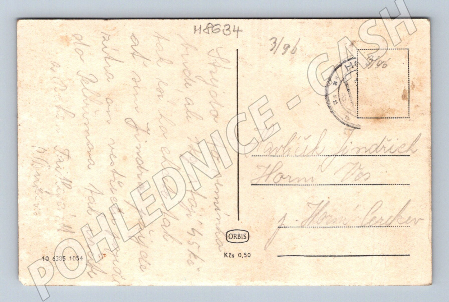 Pohlednice Vánoce Krkonoše horská chata (M8634)