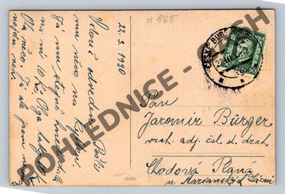 Pohlednice České Budějovice Mariánské kasárny 1930 (M865)