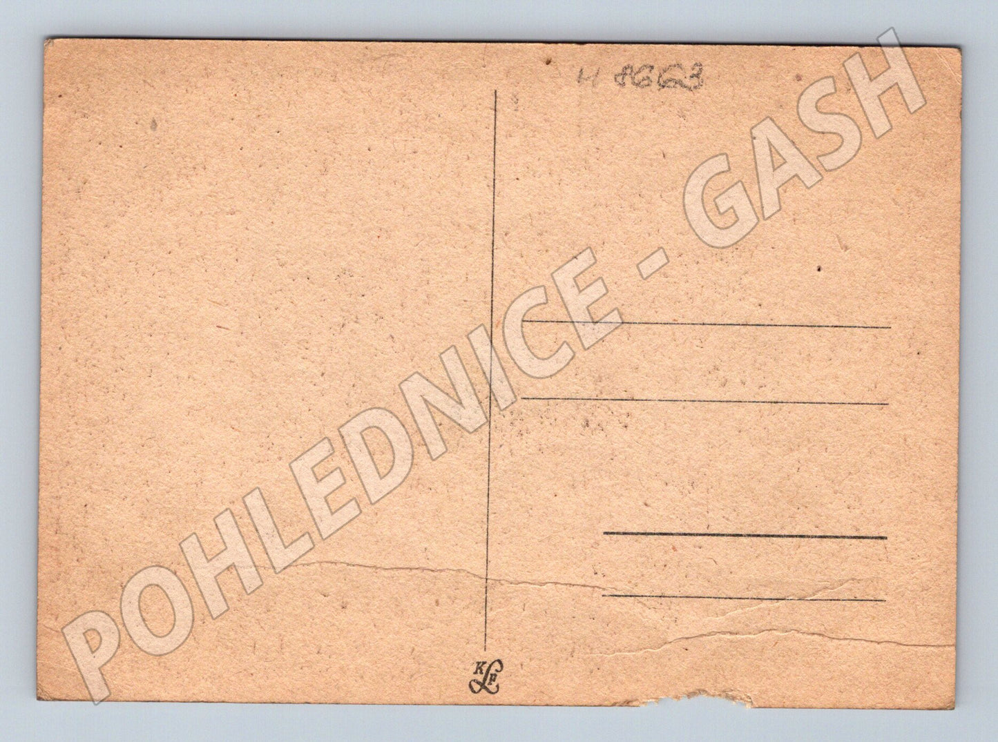 Postcard Heavy tank 1st Czechoslovak Armored Brigade WWII (M8663)