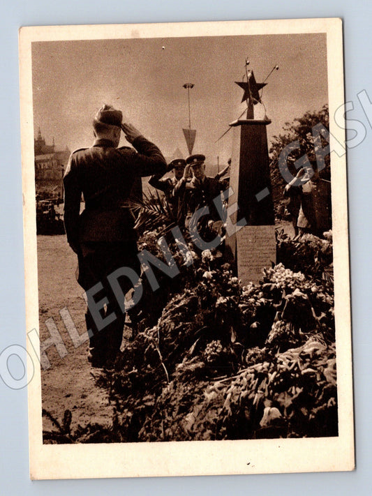 Postcard May 1945 memorial Czechoslovakia USSR mf (M8666)