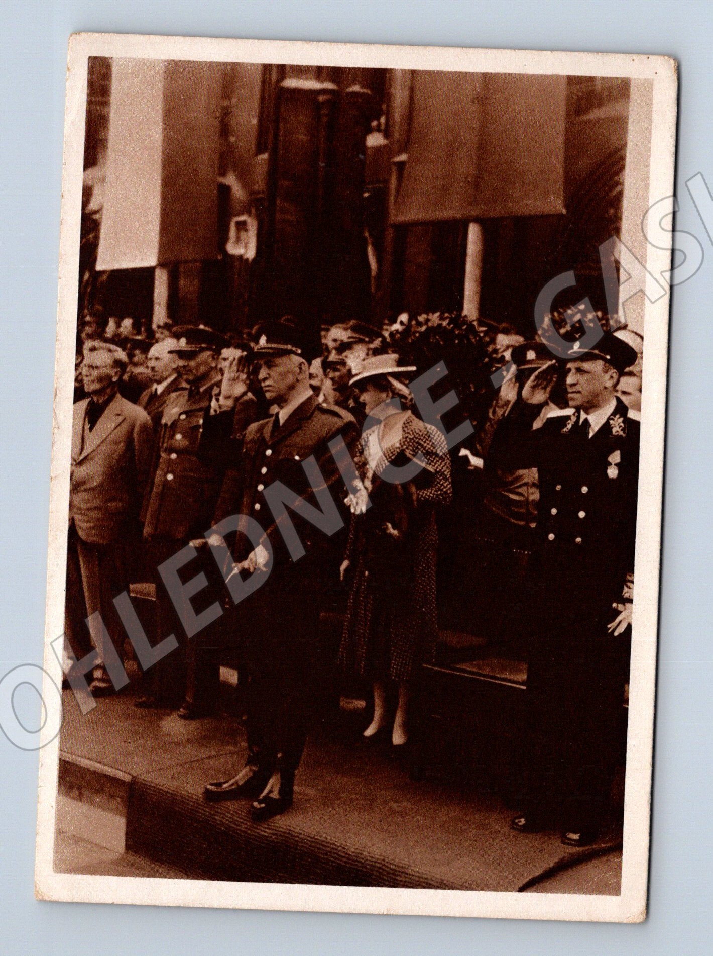 Postcard Edvard Beneš parade of the Old Town (M8669)