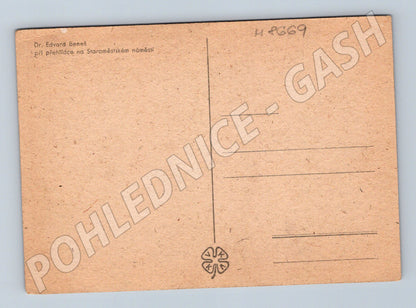 Postcard Edvard Beneš parade of the Old Town (M8669)