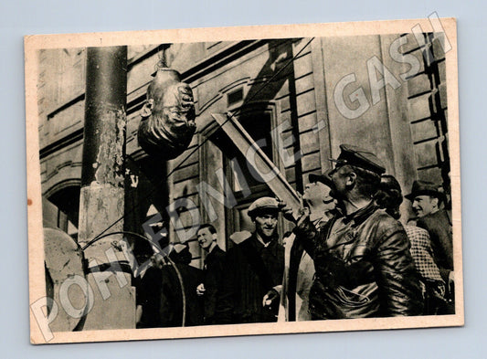 Postcard His day has come! political motif (M8671)