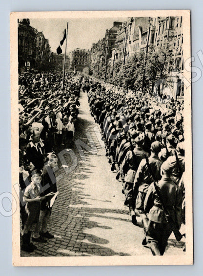 Postcard Czechoslovak Army March Wenceslas Square (M8672)