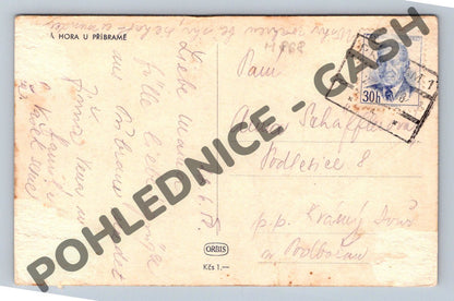 Pohlednice Svatá Hora Příbram historická 1968 (M868)
