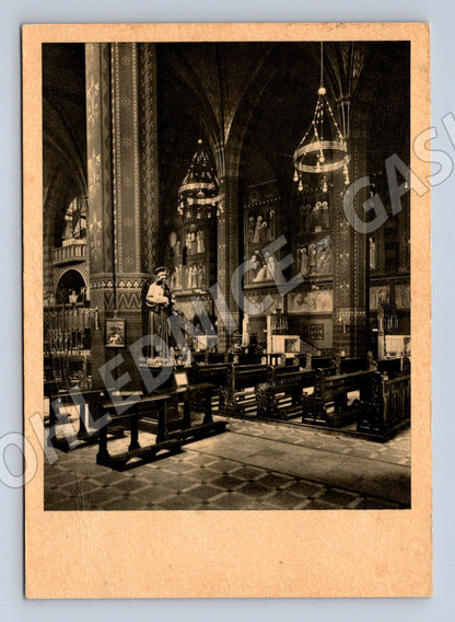 Pohlednice Emauzský klášter interiér historická (M8680)