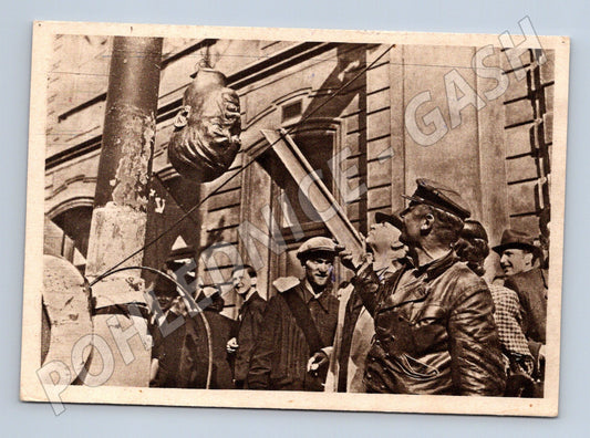 Pohlednice Jeho den přišel! politická ČSR (M8686)