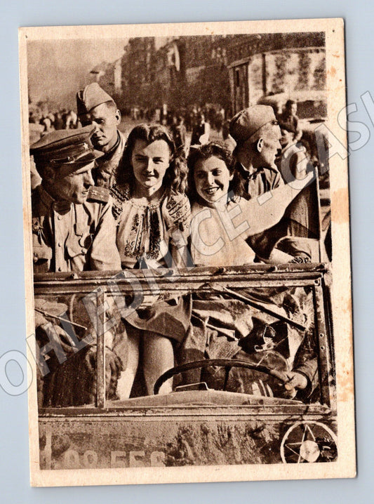 Pohlednice Posádka vozu etnografický motiv (M8689)