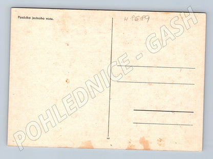 Pohlednice Posádka vozu etnografický motiv (M8689)