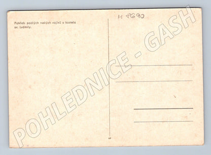 Pohlednice Pohřeb ruských vojáků sv. Ludmila (M8690)