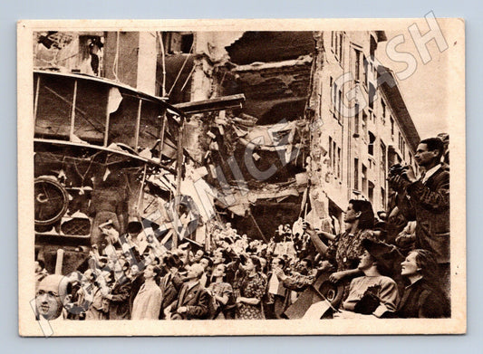 Pohlednice Minulé a budoucí dny trosky konec války (M8695)