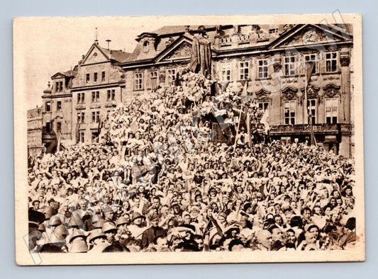 Pohlednice Husův pomník Staroměstské historická (M8696)