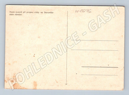 Postcard Hus Monument Old Town Historical (M8696)