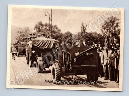 Postcard Heavy Artillery 1st Czechoslovak Brigade (M8698)