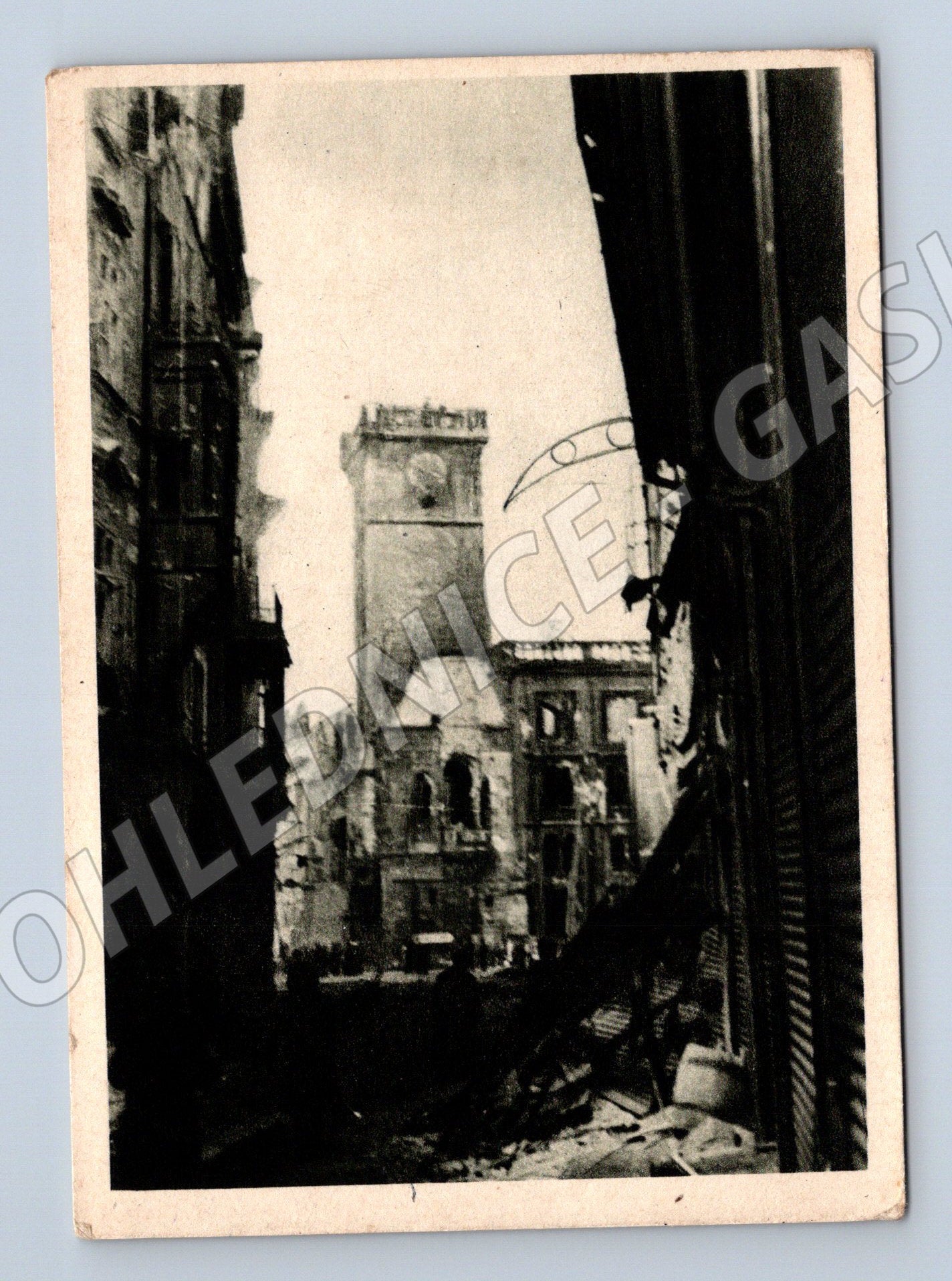 Pohlednice Staroměstská radnice poškozená (M8716)