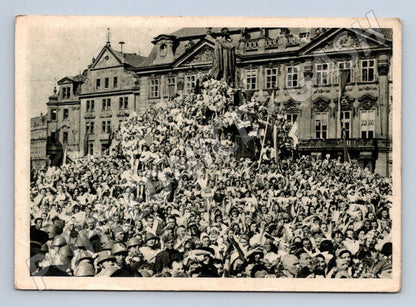 Pohlednice Husův pomník Praha historická (M8718)