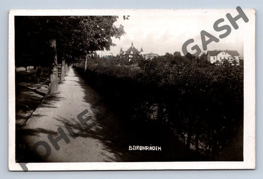 Pohlednice Borohrádek malý formát ČSR do 1950 (M872)