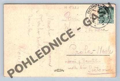 Pohlednice Borohrádek malý formát ČSR do 1950 (M872)