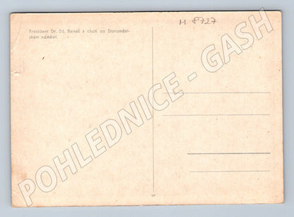 Pohlednice Prezident Beneš Staroměstské (M8727)