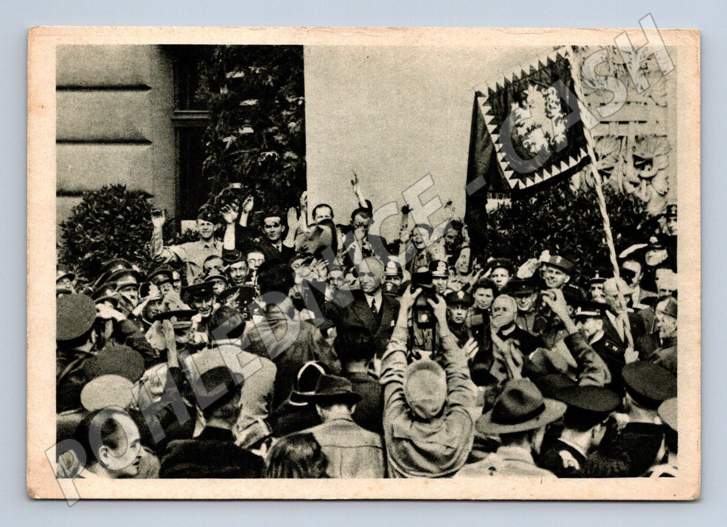 Pohlednice Vítání prezidenta Beneše historická (M8737)