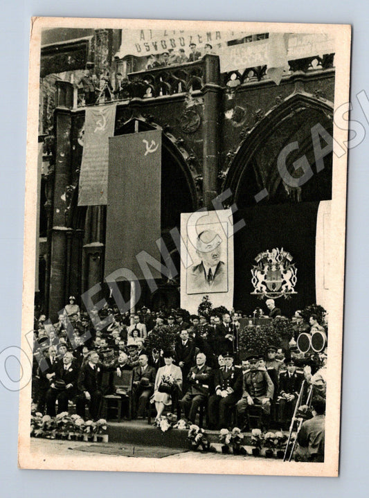 Postcard Speech of the Government of the Old Town Hall (M8744)