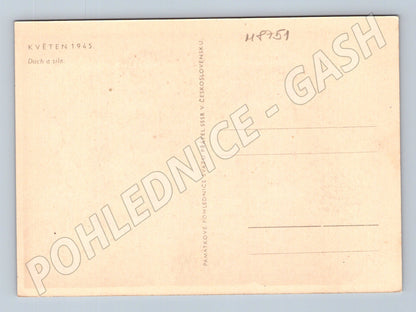 Postcard Union of Friends of the USSR May 1945 (M8751)