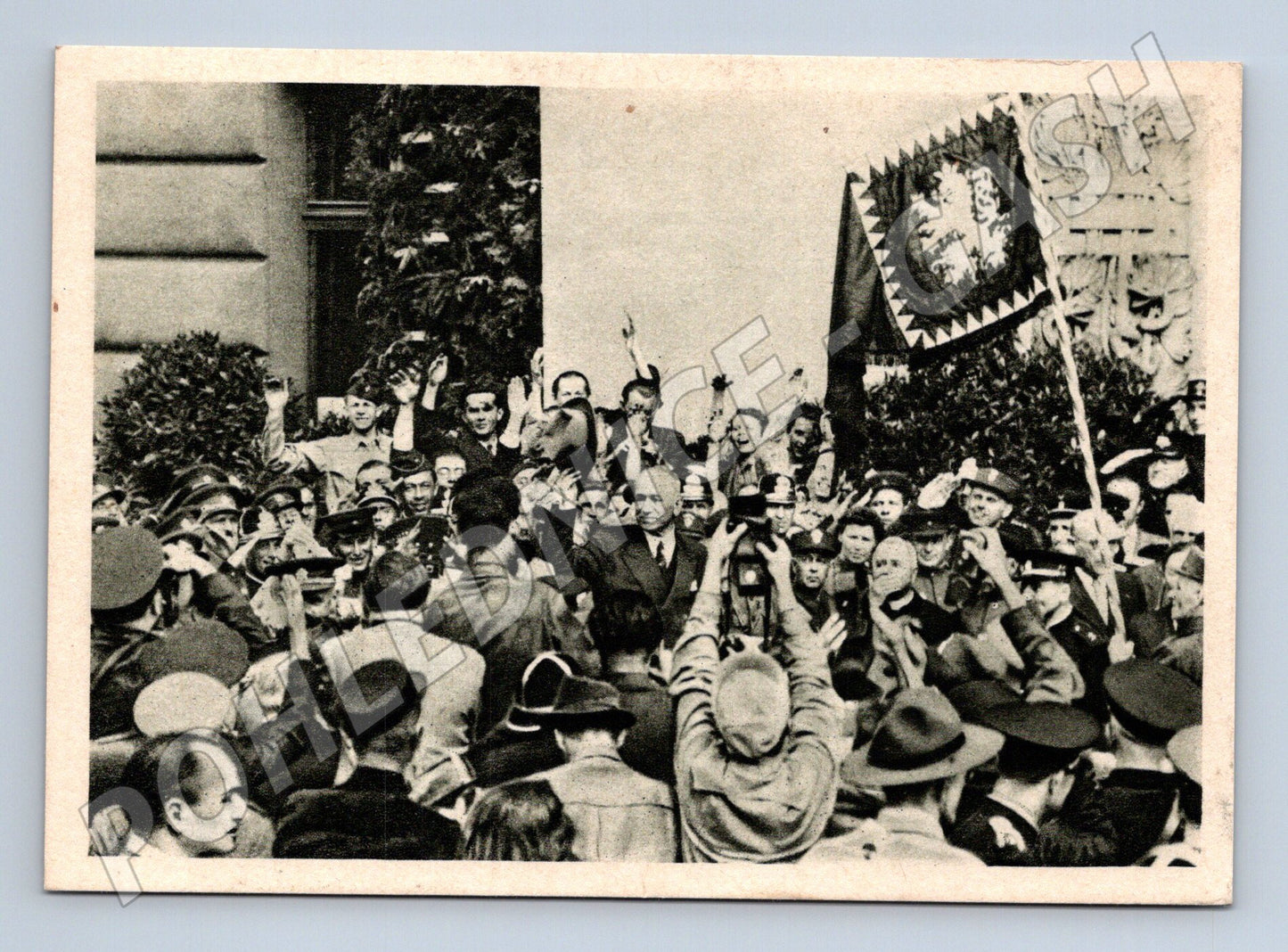 Pohlednice Vítání prezidenta Beneše historická (M8752)