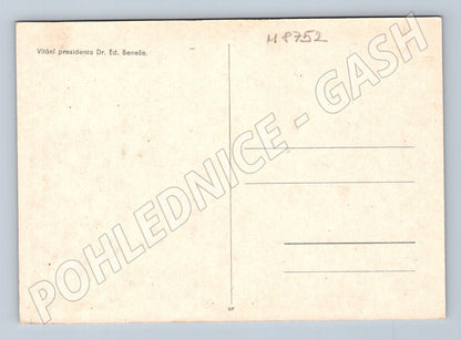 Pohlednice Vítání prezidenta Beneše historická (M8752)
