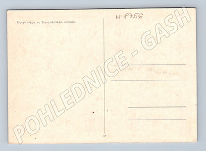 Postcard Government Speech of the Old Town Hall (M8756)