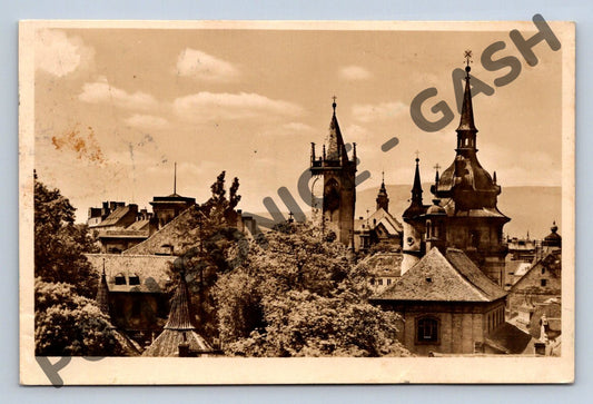 Pohlednice Teplice v Čechách 1949 malý formát (M876)