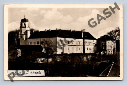 Pohlednice Vlašim zámek historická (M878)