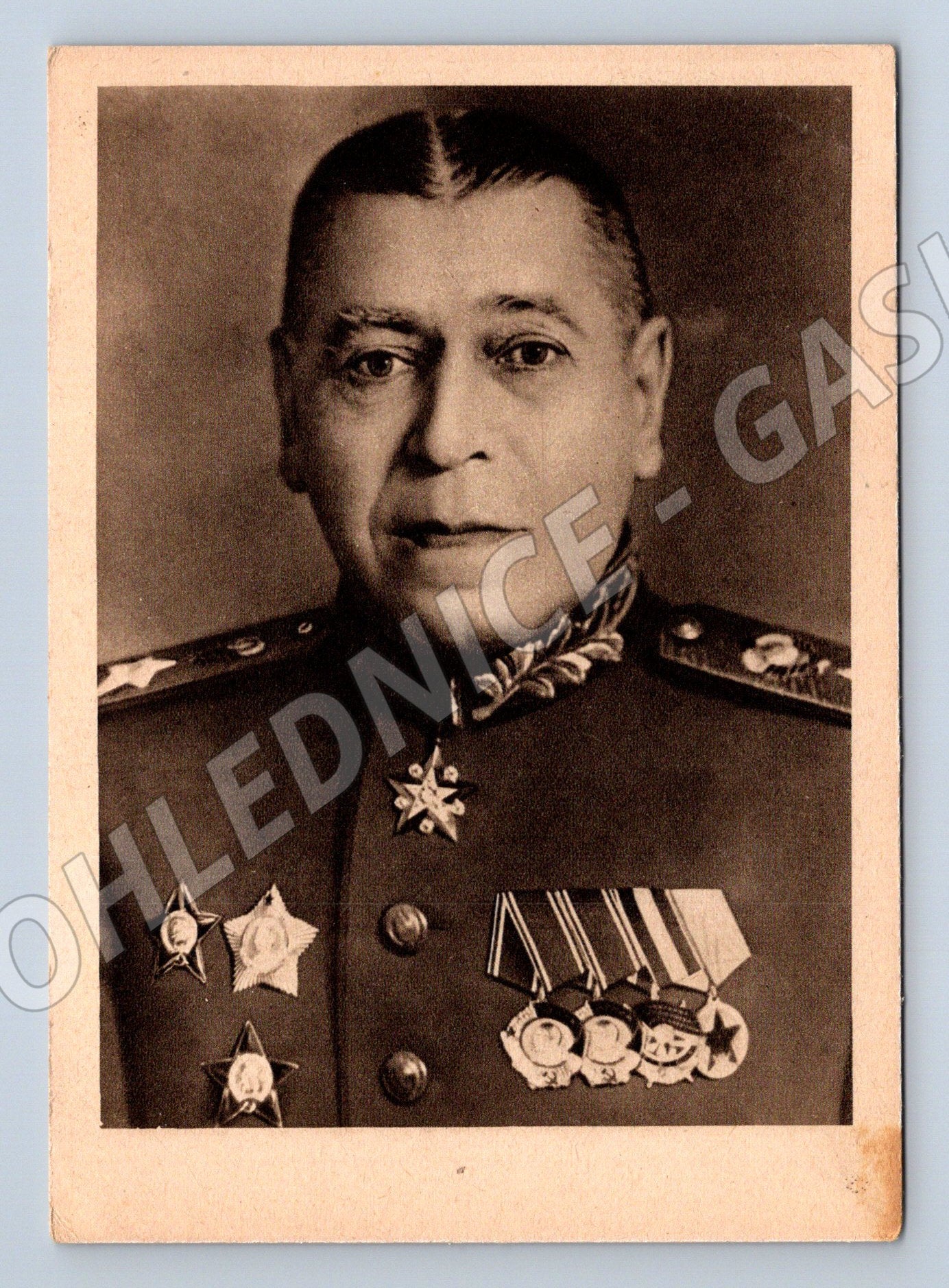 Postcard Boris Shaposhnikov Marshal of the USSR (M8781)