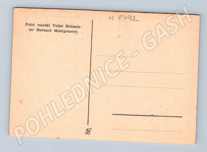 Postcard Bernard Montgomery Marshal of Great Britain (M8792)