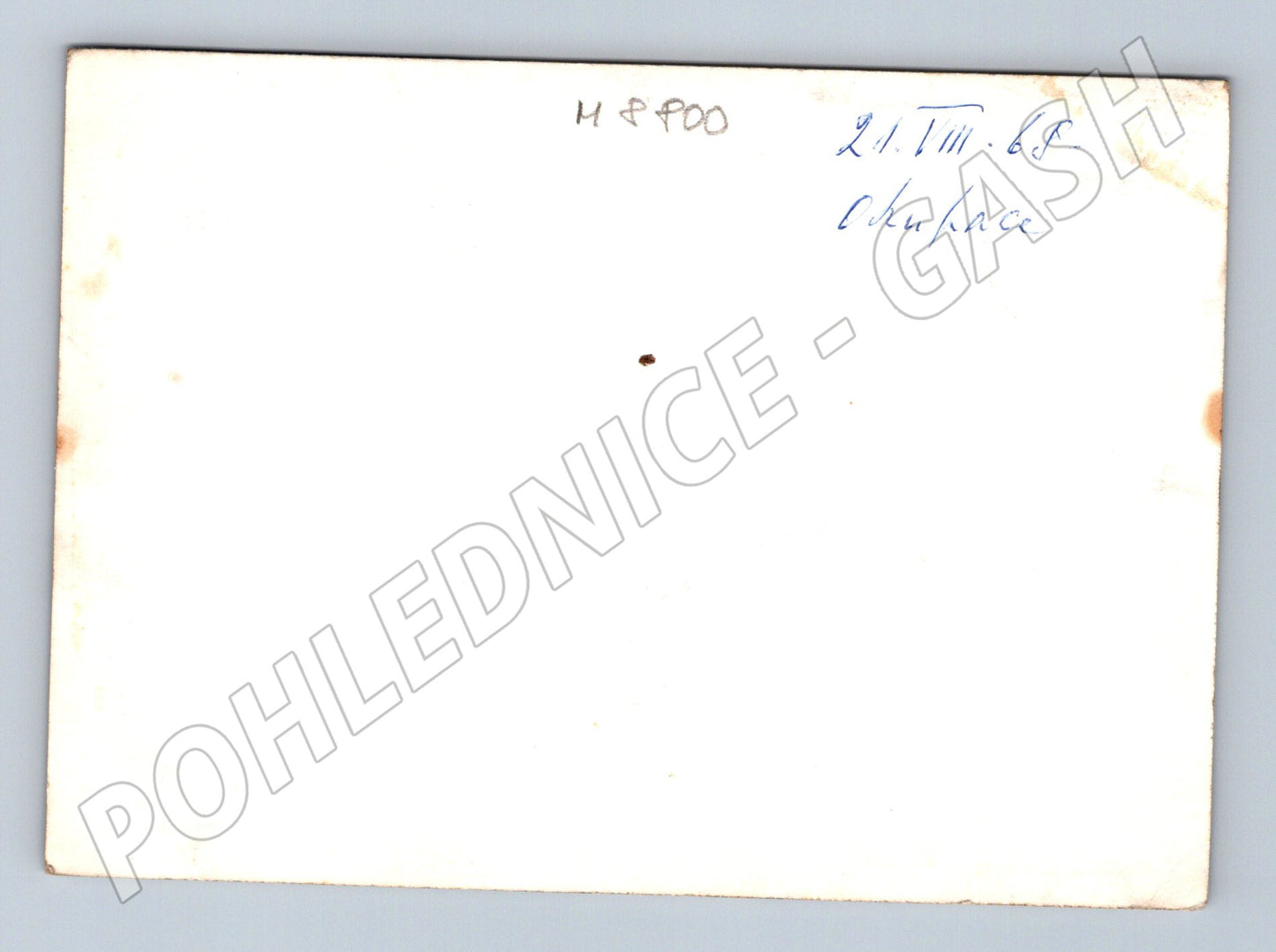 Postcard Prague National Museum 1968 historical (M8800)