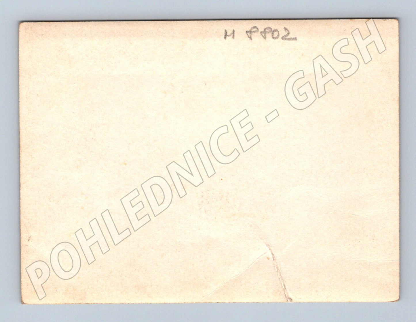 Postcard portrait of a man in an old uniform (M8802)