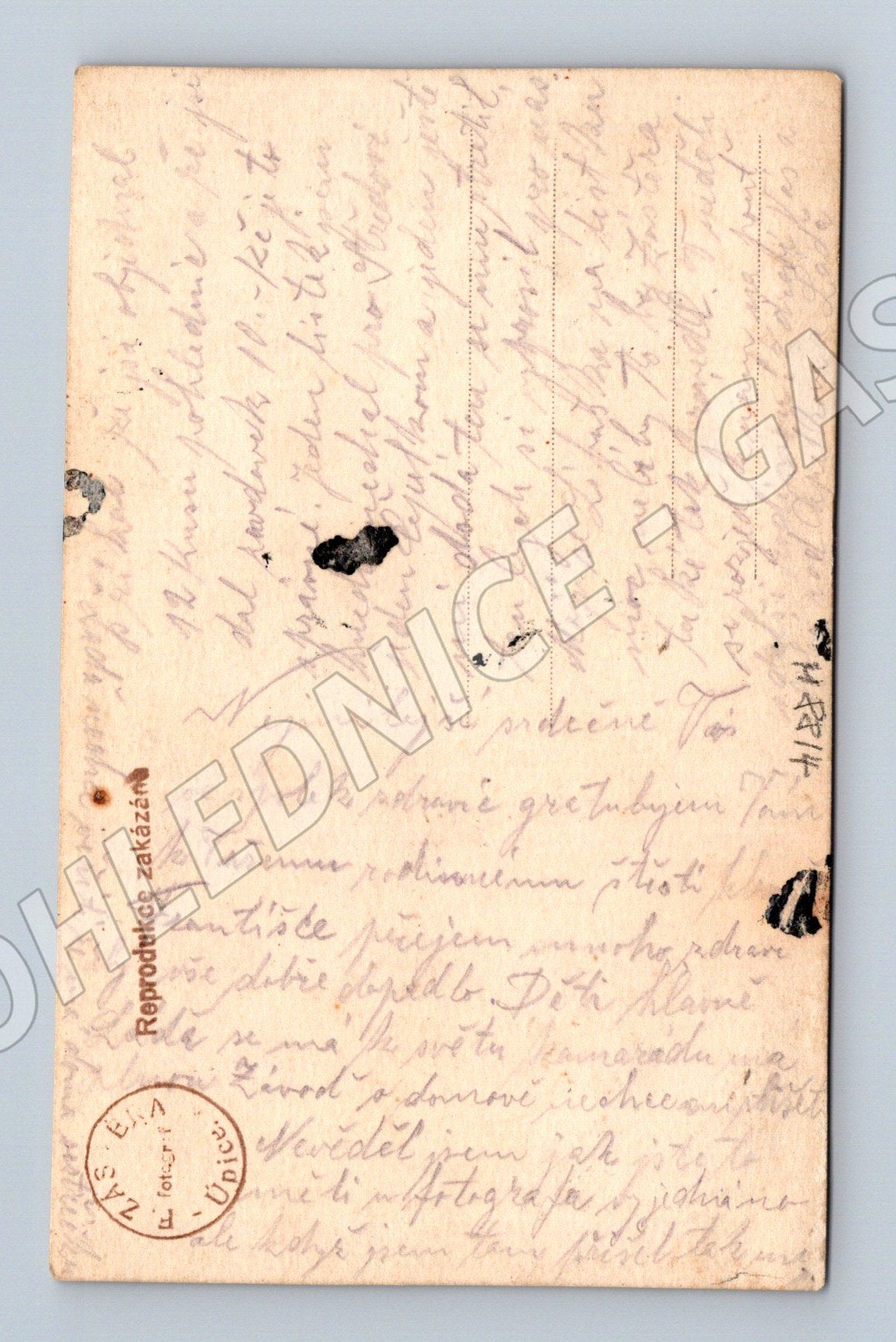 Postcard visit politician soldiers 1st Republic (M8814)